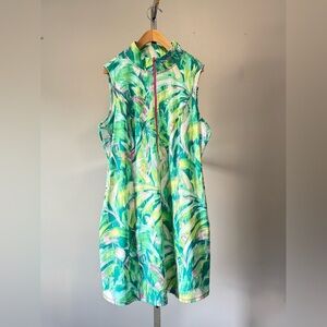 Belle Body by Kim Gravel Paradise Preppy Zip Sport Dress
Size:1X